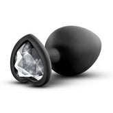 Temptasia - Bling Anaalplug - Small - Zwart - PlayForFun